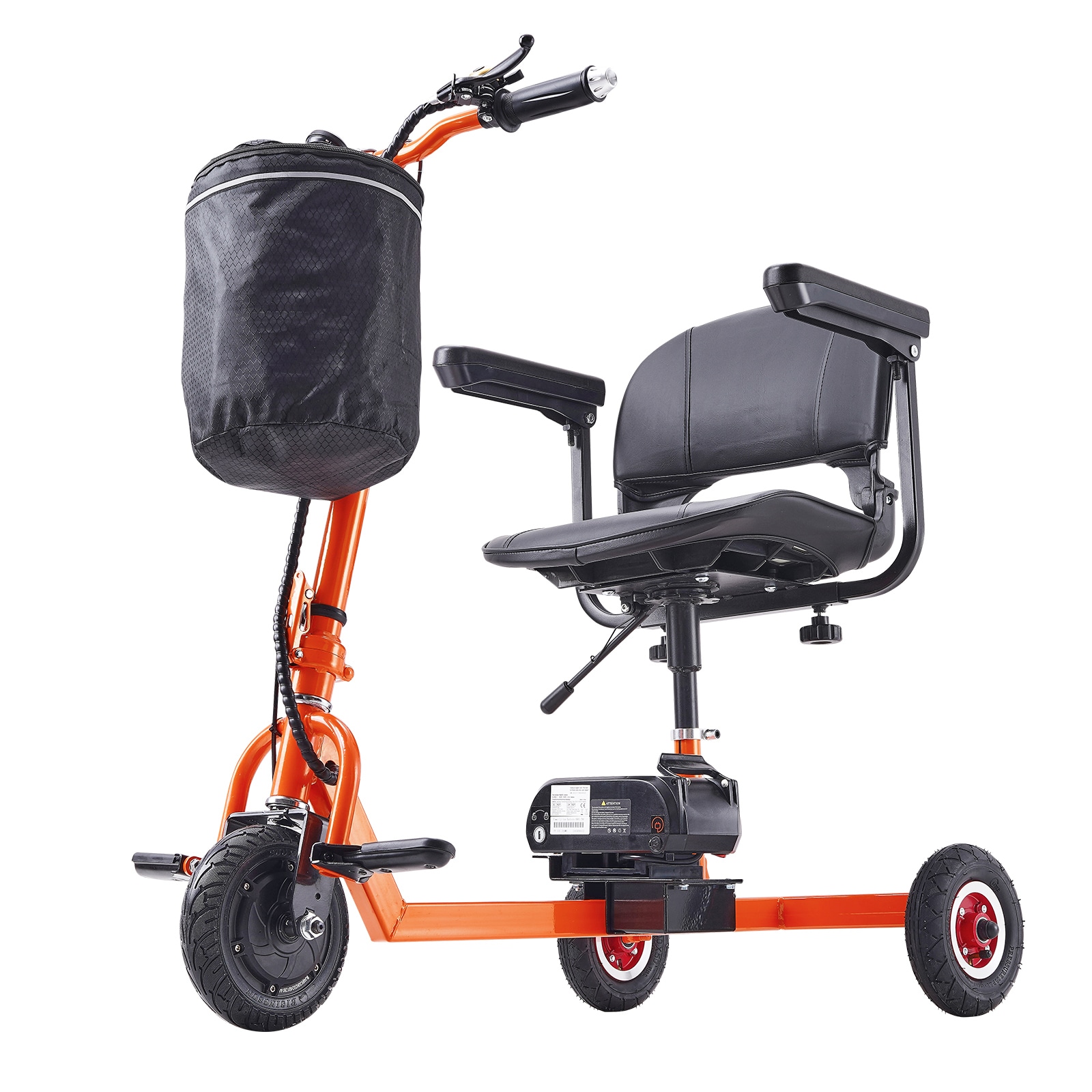 Foldable Electric Mobility Scooter For Seniors All Terrain Travel_voghion.com
